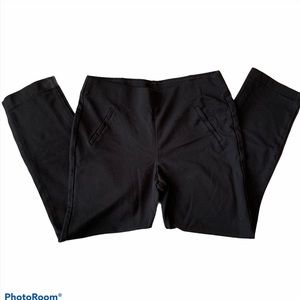 Chico's black stretch ankle pants sz 0=4